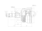 Outer CV joint thumb