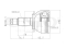 Outer CV joint thumb
