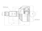 Outer CV joint thumb