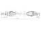 Front left drive shaft assembly thumb