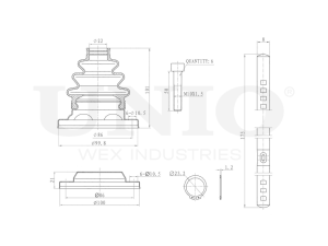 CV joint boot kit photo