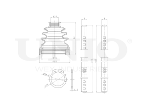 CV joint boot kit photo