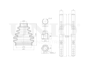 CV joint boot kit photo