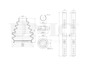 CV joint boot kit photo