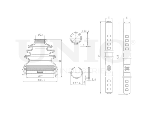 CV joint boot kit photo