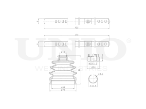 CV joint boot kit photo