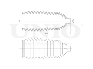 Steering rack boot photo