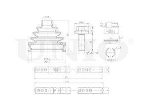 CV joint boot kit photo