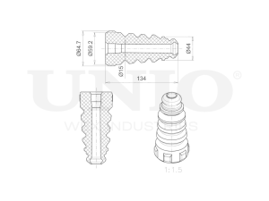 Rear shock absorber bump stop photo
