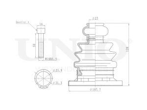 CV joint boot kit photo