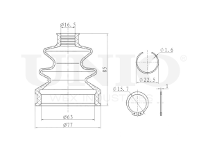 CV joint boot kit photo