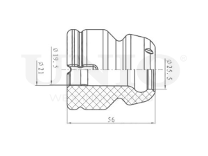 Front shock absorber bump stop photo