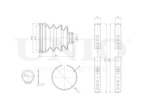 CV joint boot kit photo