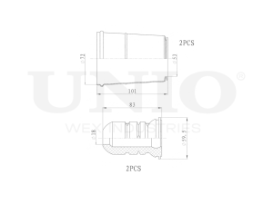 Комплект пыльник и отбойник photo