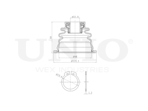 CV joint boot kit photo