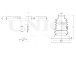 CV joint boot kit photo