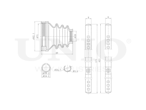 CV joint boot kit photo