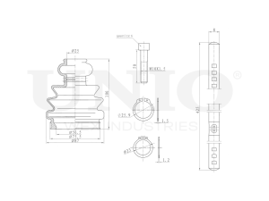 CV joint boot kit photo