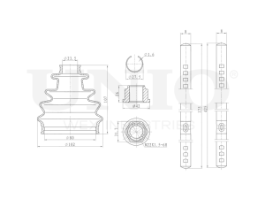 CV joint boot kit photo