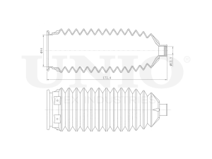 Steering rack boot photo