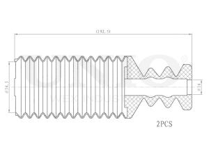 Комплект пыльника с отбойником photo