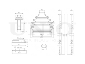CV joint boot kit photo