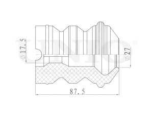 Front shock absorber bump stop photo