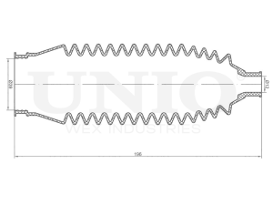 Steering rack boot kit photo