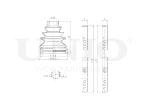 CV joint boot kit photo