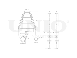 CV joint boot kit photo