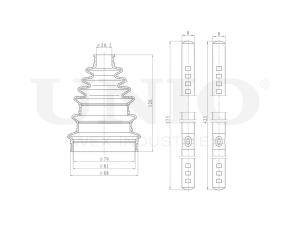 CV joint boot kit photo