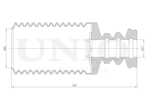 Front shock absorber boot photo