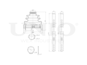 CV joint boot kit photo