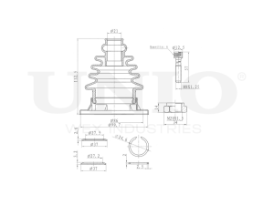 CV joint boot kit photo