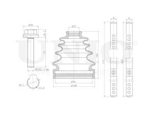 CV joint boot kit photo