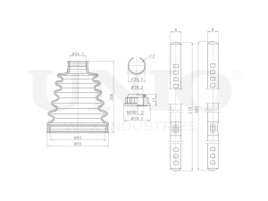 CV joint boot kit photo