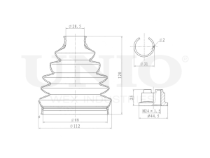 CV joint boot kit photo