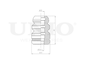Front shock absorber bump stop photo