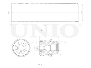 Dust boot and bumper kit photo