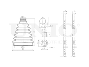 CV joint boot kit photo