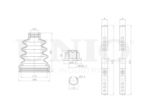 CV joint boot kit photo