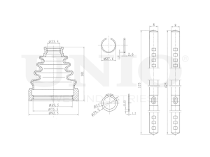 CV joint boot kit photo