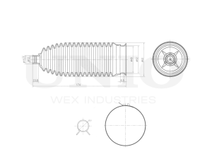 Rack and pinion boot kit photo