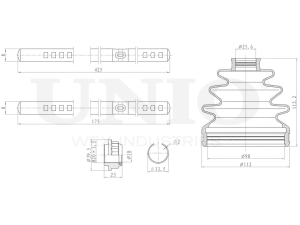 CV joint boot kit photo