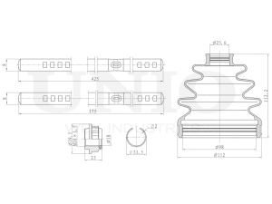 CV joint boot kit photo