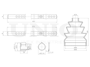 CV joint boot kit photo