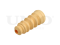 Rear shock absorber bump stop thumb