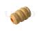 Rear shock absorber bump stop thumb