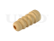 Rear shock absorber bump stop thumb