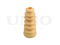 Rear shock absorber bump stop thumb